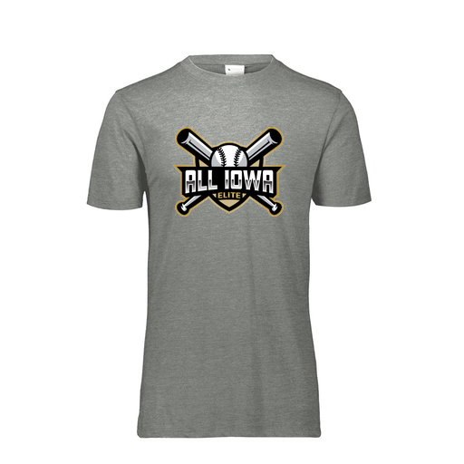 [FTSCUBGY-YS-LOGO1] Decker Youth Tri-Blend T-Shirt - Short Sleeve (Youth S, Gray)