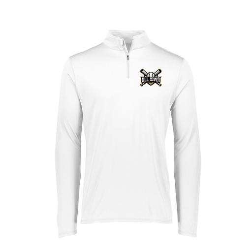 [FTLQFLWH-FAXS-LOGO1] Decker Women's Flex-Lite 1/4 Zip Shirt (Female Adult XS, White)