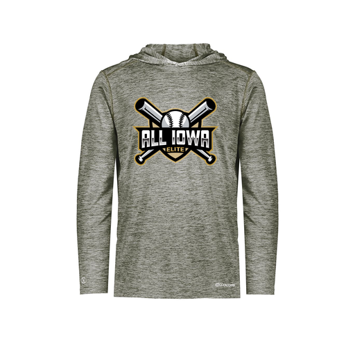 [FOLHCGGY-AS-LOGO1] Decker Men's Charge Hoodie (Adult S, Gray)